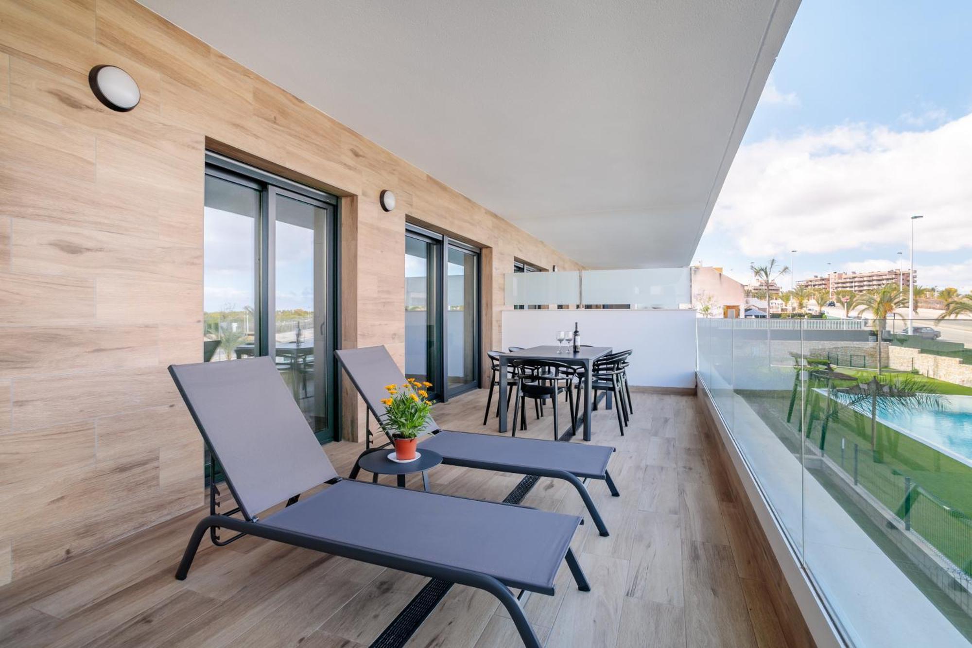 Arenales Terrace Refugee New Apartment With Pool And Gym Ареналес-дель-Соль Экстерьер фото